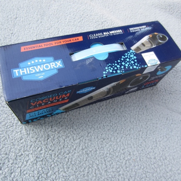 THISWORX TWC-01 106W 12V Handheld Bagless Portable‎ Vacuum Cleaner - Black - Picture 1 of 16